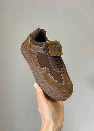 Стильні коричневі кеди, кросівки для хлопчика