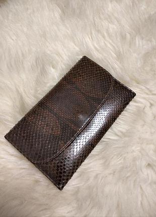 Гаманець з натуральної шкіри змії.