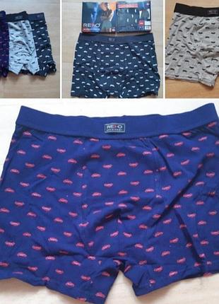 Мужские трусы боксеры redo шорты мужские польща. хлопок