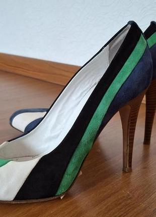 Стильные кожаные туфли karen millen 39 р., состояние новых