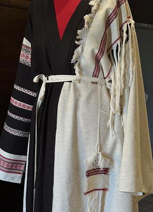 Кімоно simmishop.handmade one size s - l   з відкритим рукавом - вишиванкою