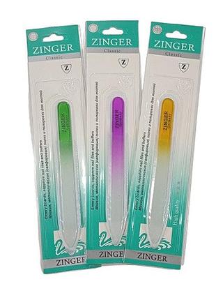 Пилка-полірування скляна для нігтів zinger