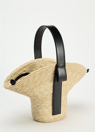 Плетена сумка  zara 2