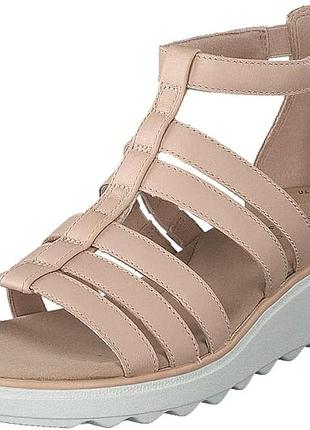 Р.40 clarks женские кожаные босоножки оригинал