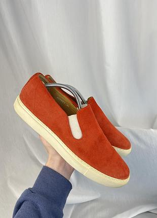Comme des garcons suede slip on shoes замшевые слипоны ком гарсон япония japan
