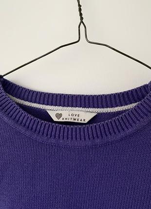 Фиолетовый вязаный джемпер bhs 2