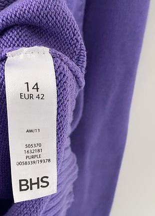 Фиолетовый вязаный джемпер bhs 3