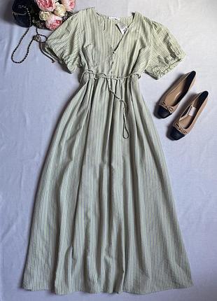 Сукня ніжна в полоску великого розміру від prim@rk