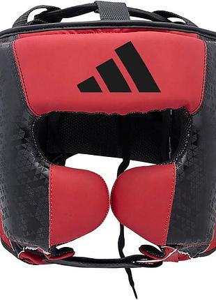 Шлем боксерский adidas combat 50 | черно/красный | adic50hg adidas