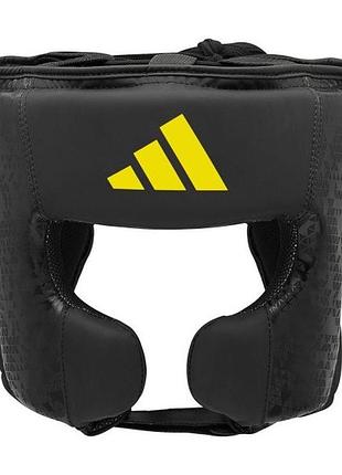 Шлем боксерский adidas x anderson silva 50 | черно-желтый | adidas adias50hg