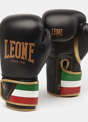Боксерські рукавички leone italy black 10 ун.