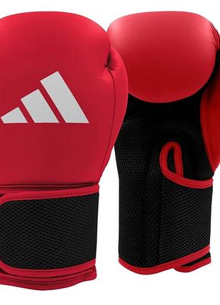 Боксерские перчатки "hybrid 25" | красно/черный | adidas adih25