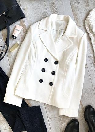 Білий жакет mark&spenser типу твідовий