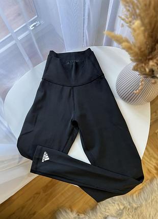 Черные спортивные лосины adidas