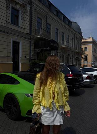 Блуза жовта 6