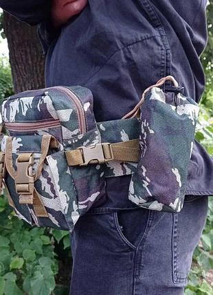 Сумка тактическая на пояс, военная поясная сумка (камуфляж) on-015