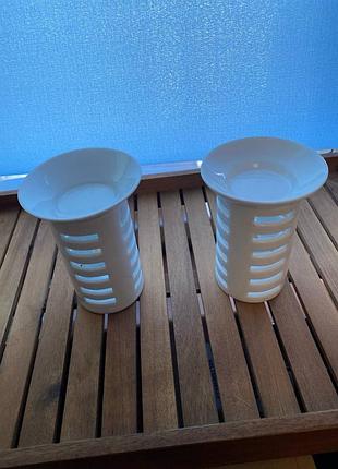 Аромалампы для эфирных масел и воска выполненные из фарфора. цена за 2