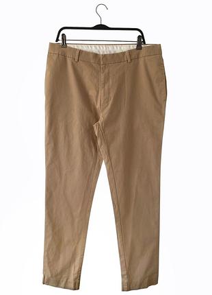 Бежевые мужские брюки skinny asos