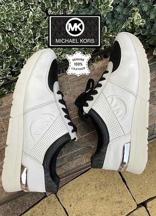 Michael kors оригінальні шкіряні жіночі кросівки снікерси