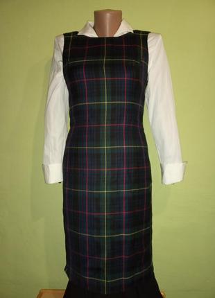 Платье футляр 100% poor wool-  шерсть - люкс бренд 42-44р