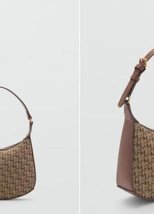 Сумка mango в дизайне из вневременной монограммы идеально подойдет каждый день, но достаточно элегантная для вечерних выходов