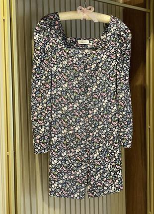 Сукня в квітковий принт paris atelier від other storis /розмір s