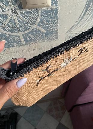 Плетена сумочка через плече 8