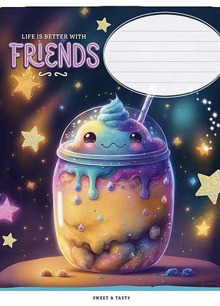 Зошит учнівський "star" 012-3396k-5 в клітинку, 12 аркушів