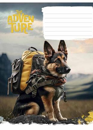 Тетрадь ученическая "best adventure" 012-3285l-2 в линию, 12 листов