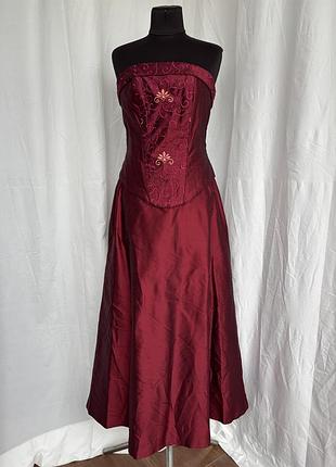 Вінтаж костюм reptonia корсет спідниця юбка тафта вечірній концертний 80х 90х