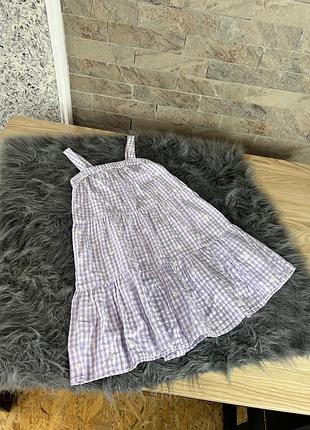 Сарафан в клітинку