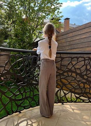 Классические брюки брюки для девочки 6