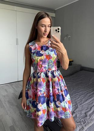 Сукня h&m в квітковий принт