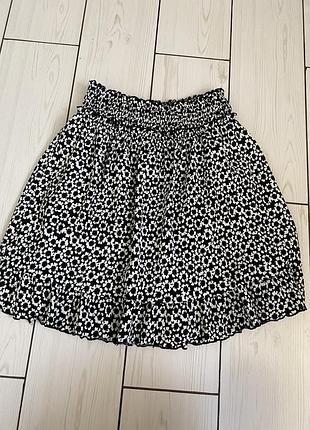 Юбка шорти в квітковий принт tu