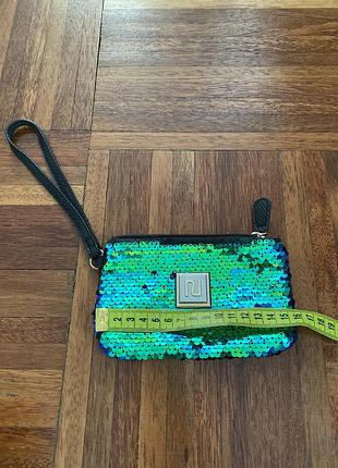Новий маленький блискучий клач гаманець з пайєтками river island uk 🇬🇧