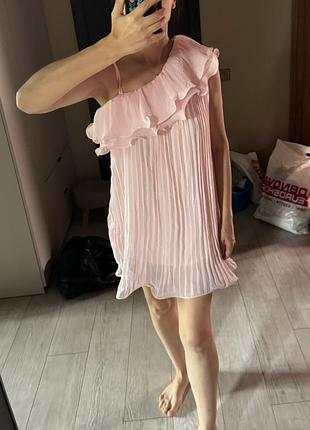 Плаття плісе на одне плече