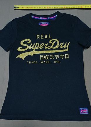 Плечи 37 см vintage superdry premium goods черная футболка size 816