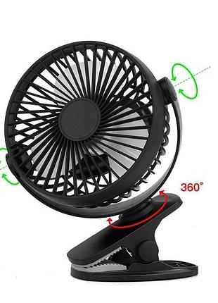 Вентилятор настольный usb ss-13 / mini fan xh-09/ аккум. на прищепке(wx6507)