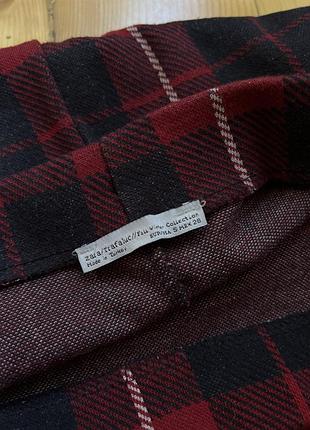 Юбка в клітинку zara