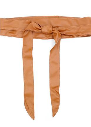 Жіночий пояс кушак двосторонній weatro коричневий kshk-0028