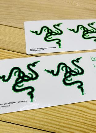 Наліпка razer inc. and affiliated companies original new ✌️6x13 см.