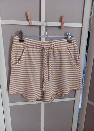 Шорты женские в полоску.