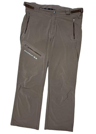 Трекінгові штани salomon wayfarer outdoor softshell. захист від сонця uv50+