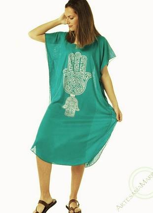 Пляжеа довга туніка. р 48-50-52. нова!