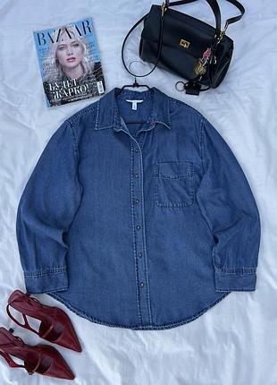 Сорочка оверсайз h&m 4