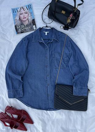 Сорочка оверсайз h&m 9