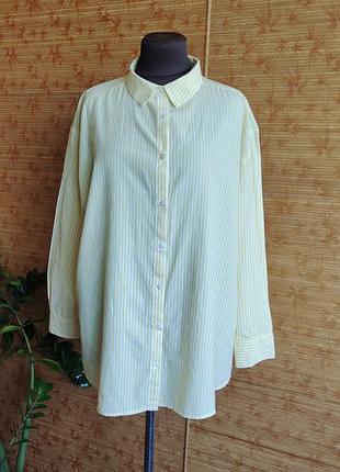 Хлопкова сорочка в смужку 
тканина тоненька