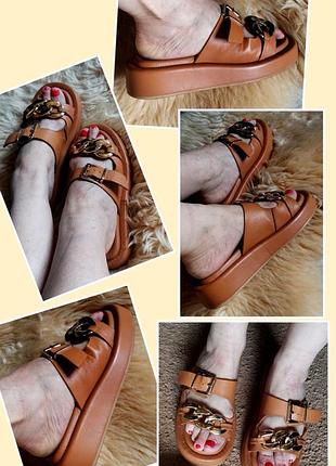 Сабо шкіра attizare шкіряні жіночі шльопанці сабо натуральна шкіра