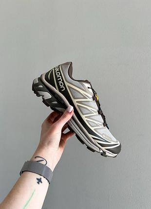 Salomon xt-6 gore-tex brown