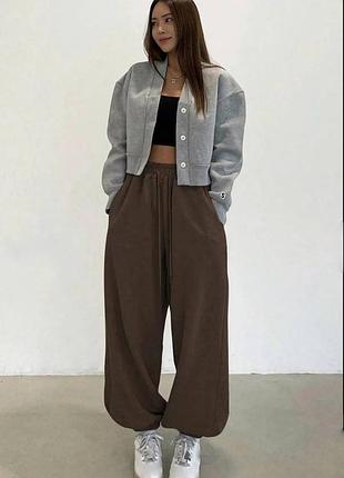 Штани спортивні джогери оверсайз